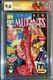 The New Mutants #98 CGC 9.6 SS Signed Stan Lee Marvel 1991 1st Deadpool