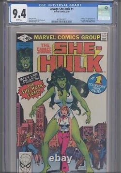 The Savage She Hulk #1 CGC 9.4 1980 Marvel Comics John Buscema Cover-Stan Lee