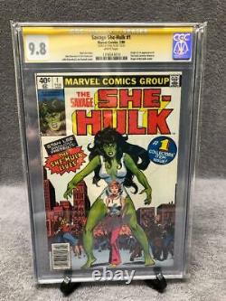 The Savage She Hulk #1 NEWSSTAND CGC 9.8 SS Stan Lee -1st app/origin She Hulk