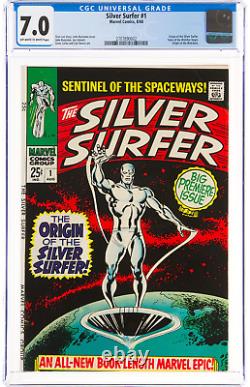 The Silver Surfer #1 CGC 7.0 Marvel 1968 Origin Issue Key Grail