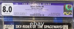 The Silver Surfer #4 CGC 8.0 (Marvel Comics February 1969)