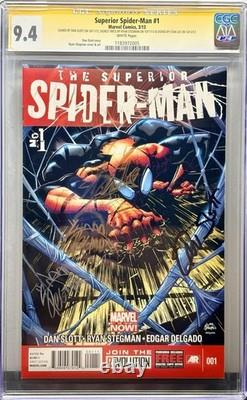 The Superior Spider-Man #1 CGC 9.4 Signed by STAN LEE, DAN SLOTT & RYAN STEGMAN