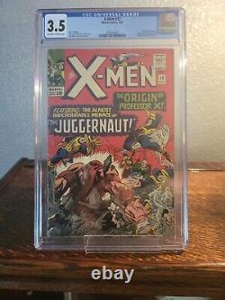 The X-MEN #12 CGC 3.5 1ST Appearance Of The JUGGERNAUT! STAN LEE AND JACK KIRBY