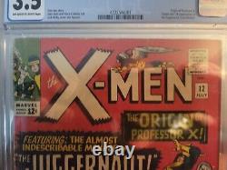 The X-MEN #12 CGC 3.5 1ST Appearance Of The JUGGERNAUT! STAN LEE AND JACK KIRBY