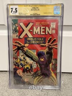 The X-Men #14 (Marvel Comics November 1965) CGC 7.5 Signature Edition #Stan Lee