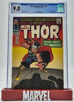 Thor #125 1966 CGC 9.0 Off-White to White Page Hercules App Last Issue Series