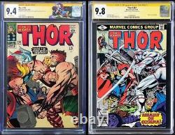 Thor 126 Cgc 9.4 Ss Stan Lee Lieber? Thor 287 Cgc 9.8 Ss Layton? Both 1 Of 1