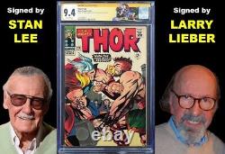 Thor 126 Cgc 9.4 Ss Stan Lee Lieber? Thor 287 Cgc 9.8 Ss Layton? Both 1 Of 1