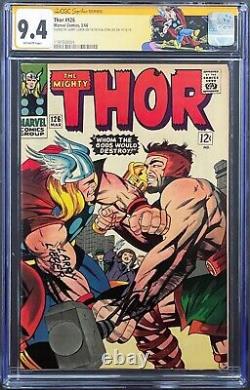 Thor 126 Cgc 9.4 Ss Stan Lee Lieber? Thor 287 Cgc 9.8 Ss Layton? Both 1 Of 1