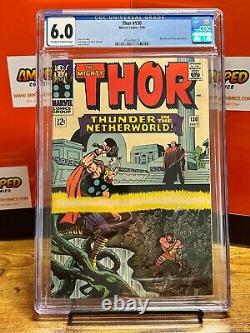 Thor #130 (1966) Silver Age CGC 6.0 Stan Lee Writer and Jack Kirby Artist