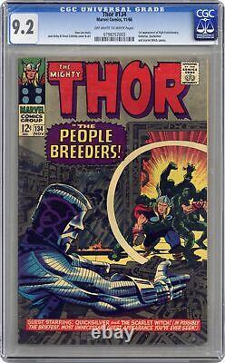 Thor #134 CGC 9.2 1966 0788757003 1st app. High Evolutionary, Man-Beast