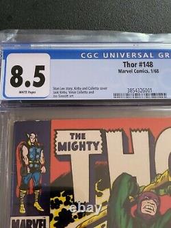 Thor #148 CGC 8.5 (White Pages) 1st Appearance of The Wrecker