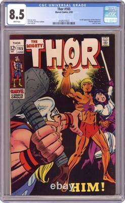 Thor #165 CGC 8.5 1969 4168577023 1st full app. Adam Warlock