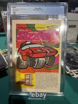 Thor #183 Cgc 8.5/7.5 Double Cover Low Pop! Doctor Doom App Marvel Bronze