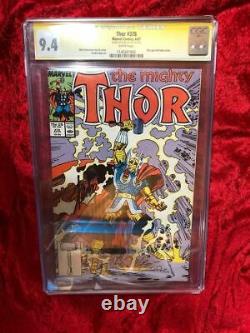 Thor #378 CGC 9.4 signed by Stan Lee Comic Book