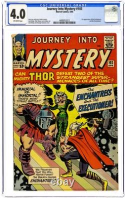 Thor Journey Into Mystery #103 CGC 4.0 1964 4480052012 1st app. Enchantress