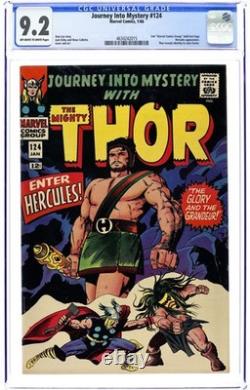 Thor Journey Into Mystery #124 CGC 9.2 1966 4634242015