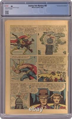 Thor Journey Into Mystery #85 CGC 0.1 1962 4445715009 1st app. Loki