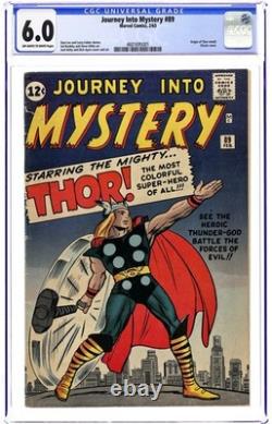 Thor Journey Into Mystery #89 CGC 6.0 1963 4601695001