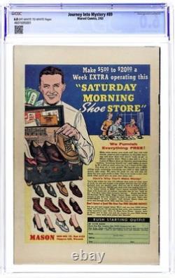 Thor Journey Into Mystery #89 CGC 6.0 1963 4601695001