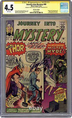 Thor Journey Into Mystery #99UK CGC 4.5 SS Stan Lee/Lieber 1963 1606189001