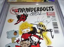 Thunderbolts #20. NOW CGC SS Signature Autograph STAN LEE MCFARLANE Cook Variant