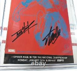 Tom Holland + Stan Lee Signed Cgc 9.8 Nm Amazing Spider-man #12 Espn Variant