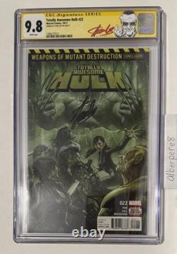 Totally Awesome Hulk #22 Weapon H 1st App Signed Stan Lee CGC 9.8 SS Red Label