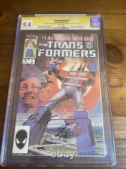 Transformers 1 CGC 9.4 (SS Signed By Stan Lee, Bill Sienkiewicz & Jim Shooter)