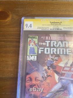 Transformers 1 CGC 9.4 (SS Signed By Stan Lee, Bill Sienkiewicz & Jim Shooter)