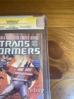 Transformers 1 CGC 9.4 (SS Signed By Stan Lee, Bill Sienkiewicz & Jim Shooter)