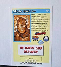 Tribute Stan Lee Mr. Marvel CGC 9.9 METAL NYCC EXCLUSIVE Comic #1 of 10 not 9.8