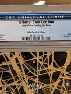 Tribute Stan Lee/virgin Foil Gold/heroes Con 2025 Excl/cgc Graded 9.8/lmtd To 50