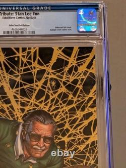 Tribute Stan Lee/virgin Foil Gold/heroes Con 2025 Excl/cgc Graded 9.8/lmtd To 50