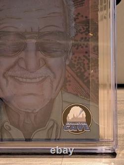 Tribute Stan Lee/virgin Foil Gold/heroes Con 2025 Excl/cgc Graded 9.8/lmtd To 50