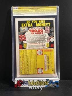 U20719 Amazing SpiderMan 100 CGC 85 SS Signed Stan Lee John Romita M G2U