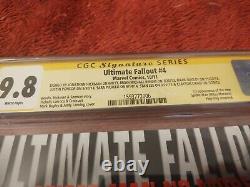 ULTIMATE FALLOUT #4 CGC 9.8 SS 7x SS Stan Lee