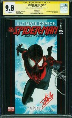 ULTIMATE SPIDER-MAN v2011 #1 CGC 9.8 SS Stan Lee Signed Edition #91/100 RARE