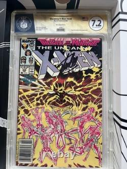 UNCANNY X-MEN #226 CGC 7.2 Mark Silvestri SIGNED STAN LEE WITH COA MARVEL