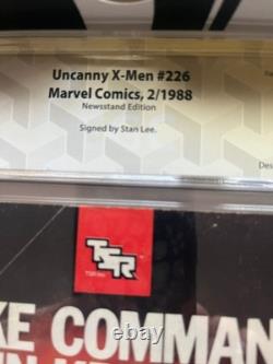 UNCANNY X-MEN #226 CGC 7.2 Mark Silvestri SIGNED STAN LEE WITH COA MARVEL