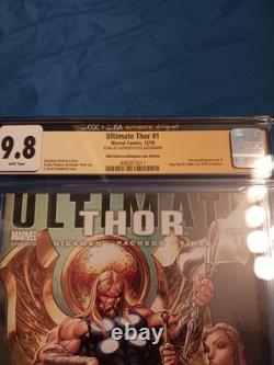 Ultimate Thor #1 Signed Stan Lee 9.8 Cgc Marvel