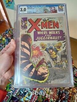 Uncanny X-MEN #13 Second JUGGERNAUT Appearance (1965) Marvel Cgc 3.0 White Pages