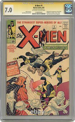 Uncanny X-Men #1 CGC 7.0 SS Stan Lee 1963 1238935001 1st app. X-Men