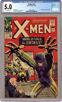 Uncanny X-Men #14 CGC 5.0 1965 2034489004 1st app. Sentinels