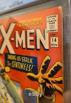 Uncanny X-Men 14 FN CGC 6.0 1st Appearance of the Sentinels 1965 Great Copy