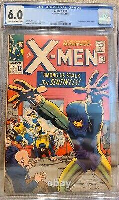 Uncanny X-Men 14 FN CGC 6.0 1st Appearance of the Sentinels 1965 Great Copy