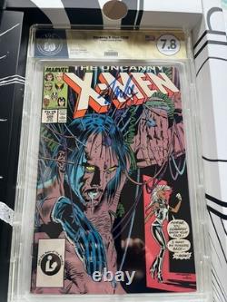 Uncanny X-Men #220, Aug.'87, NM- cgc 7.8 SIGNED STAN LEE WITH COA. MARVEL USA