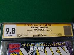 Uncanny X-Men #281 CGC 9.8 SS NEWSSTAND signed by Stan Lee & Portacio