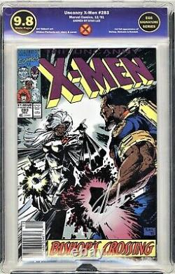 Uncanny X-Men #283 1st Bishop NEWSTAND SIGNED COA STAN LEE EGS SS 9.8 not CGC