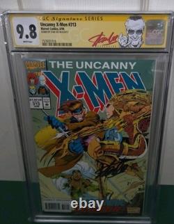Uncanny X-Men #313, 1994, CGC 9.8 SS Stan Lee Red Label White Pages